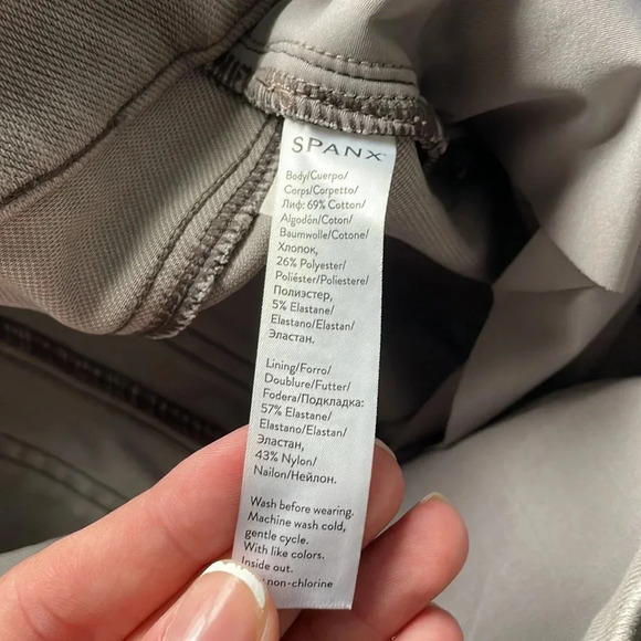 SPANX denim leggings size‎ medium gray wash - Picture 5 of 11